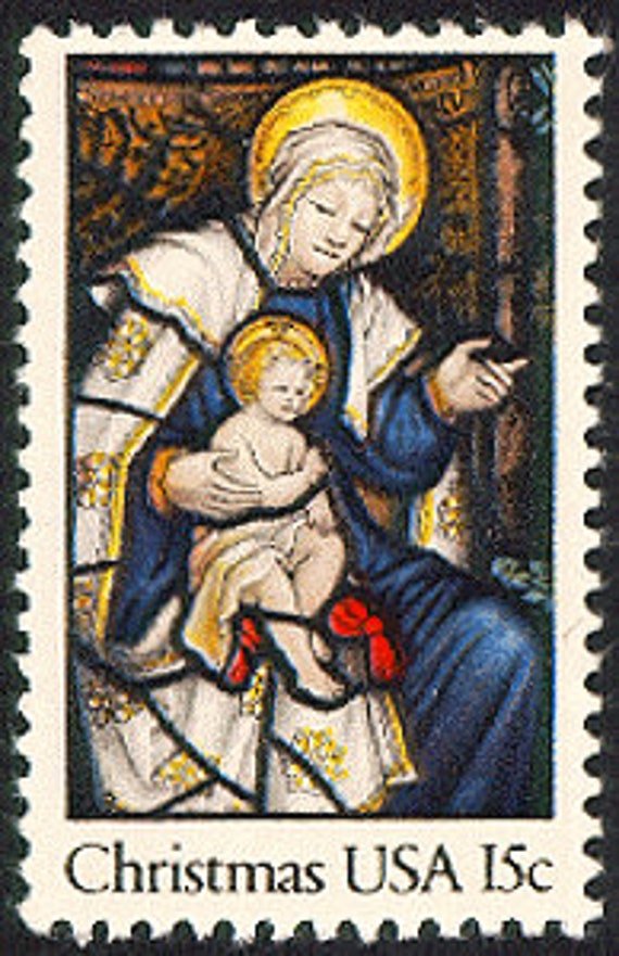 15x Christmas 1980 Epiphany Stained Glass Window 15C Unused Postage Stamps Free Shipping #1 Source. The Best Prices On Vintage Stamps