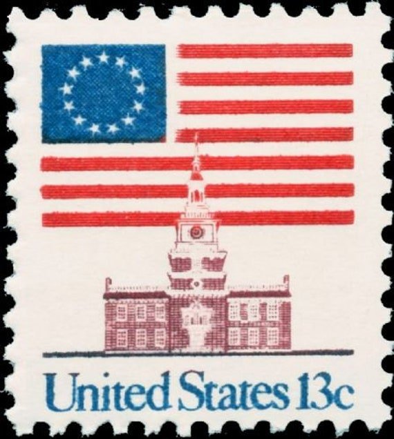 15x Independence Hall Philadelphia Pennsylvania 1975 13C Unused Vintage Postage Stamp Free Shipping #1 Source With The Best Prices On Stamps