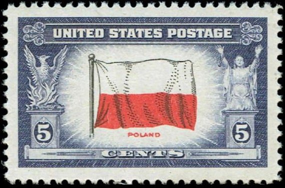 15x Poland Flag World War Ll Overrun Countries 1943 5C Unused Vintage Postage Stamp. Free Shipping #1 Source Best Prices On Stamps