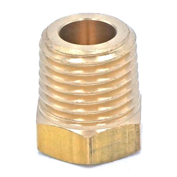 1/8" 1/4" 3/8" 1/2" 3/4" NPT Male Hex End Cap Plug Brass Pipe Fitting Connector Adapter Water Gas Oil Fuel