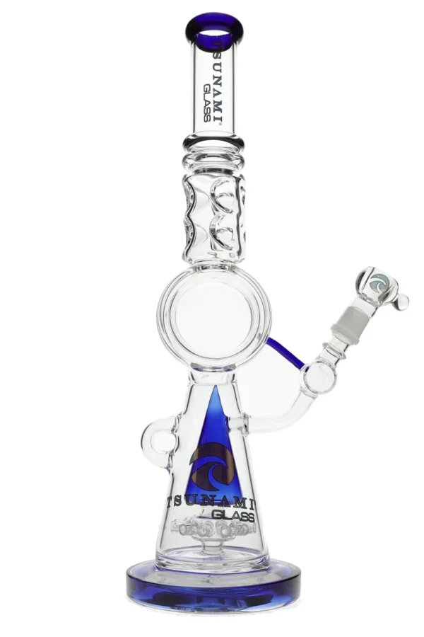 18" Tsunami Sprinkler Donut Perc Water Pipe
