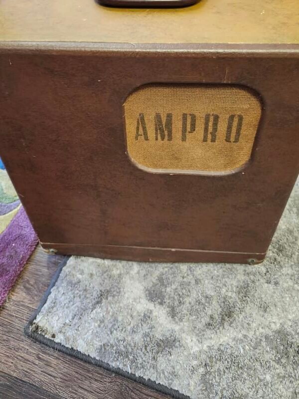 1949 Ampro projector brown