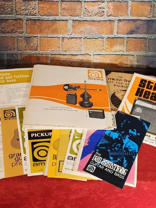 1969/1970 Ampeg Lot Of Salesman Papers