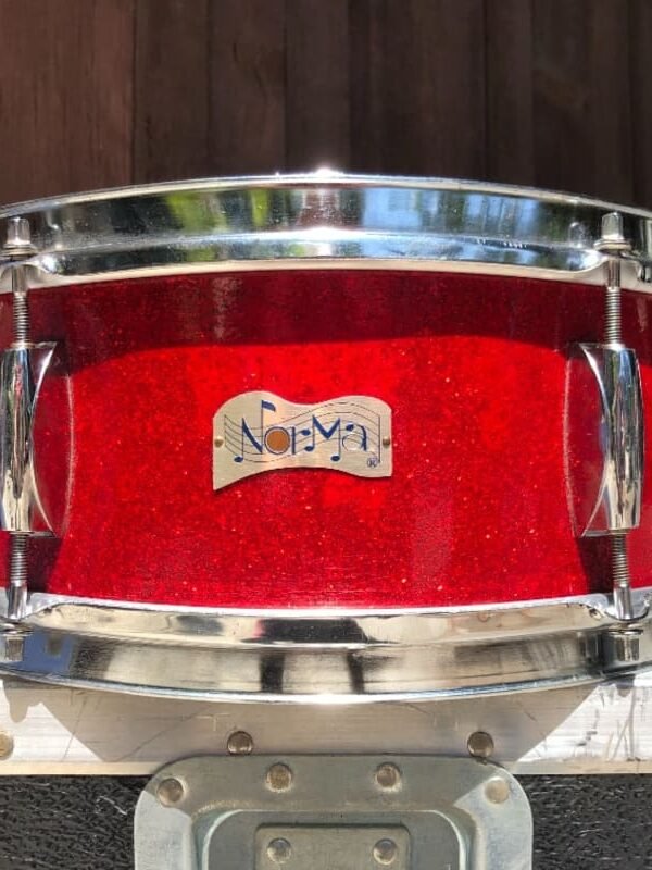 1970's-1980's Norma 14"x5" Red Glitter Wrap