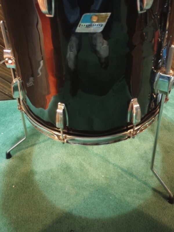 1970's Ludwig 16x16 Floor Tom Black Wrap