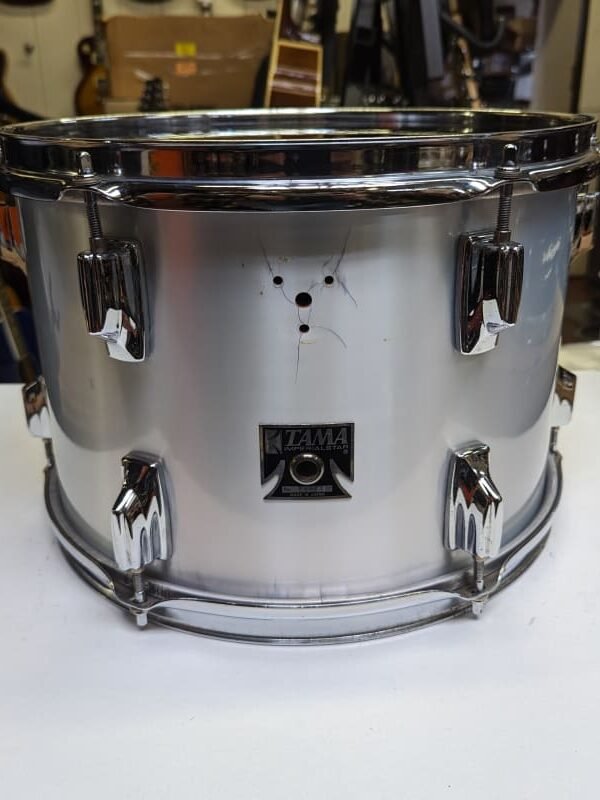 1970s Tama Imperialstar 9 x 13" Tom Metallic White Wrap