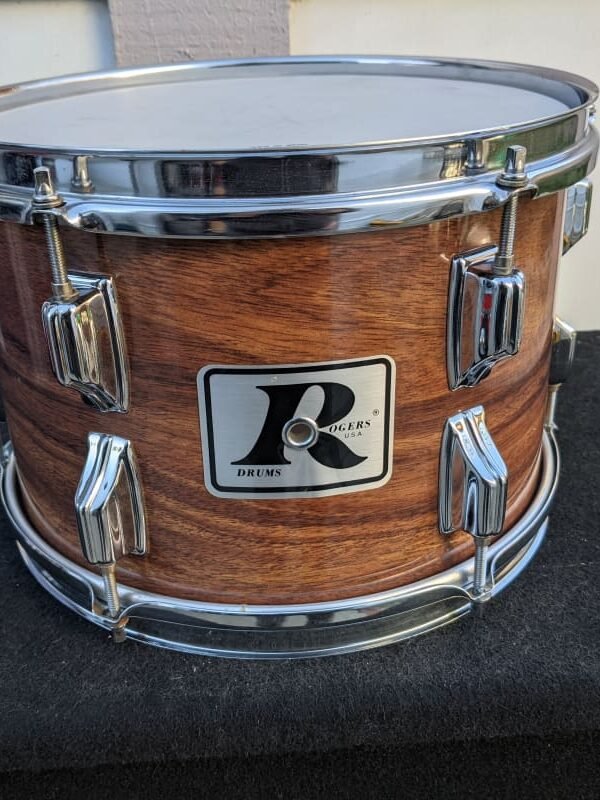1980s Rogers 8 x 12" XP8 Tom "Wood Look" Wrap
