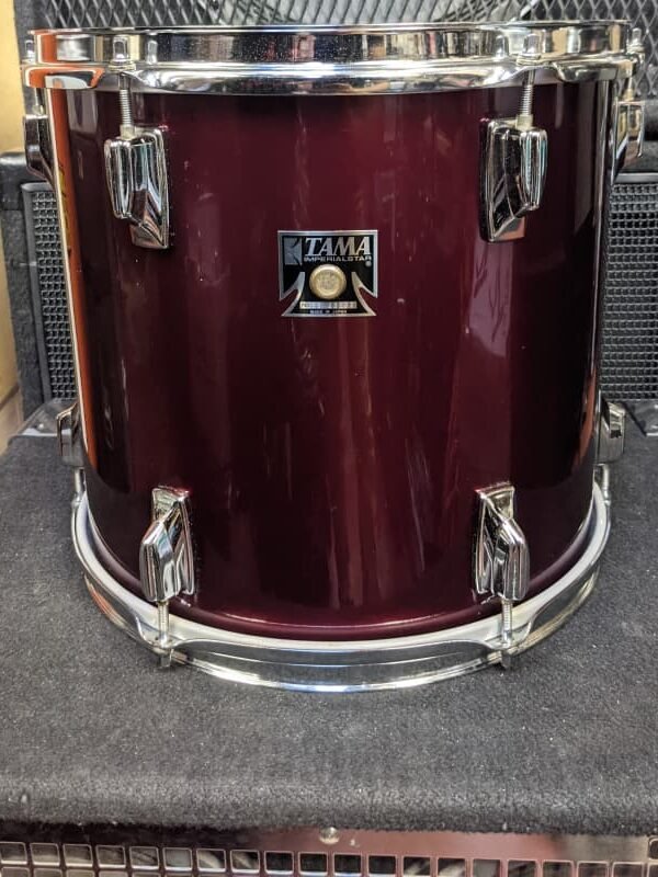 1983 Tama Imperial Star 12 x 13" Tom Wine Red Wrap