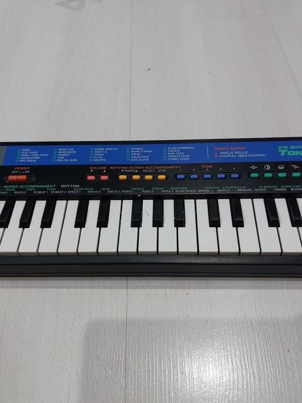 1990s Casio SA-8 32-Key Mini Synthesizer Black