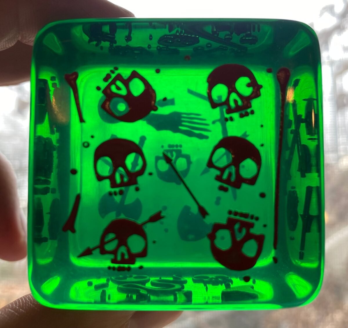 2" Gelatinous Cube Mini That Is Also A Die, Dungeons & Dragons Dice, Pathfinder Dungeon Master, Dm, Rpg