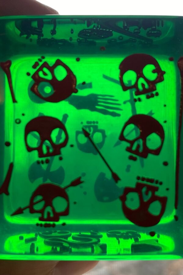 2" Gelatinous Cube Mini That Is Also A Die, Dungeons & Dragons Dice, Pathfinder Dungeon Master, Dm, Rpg