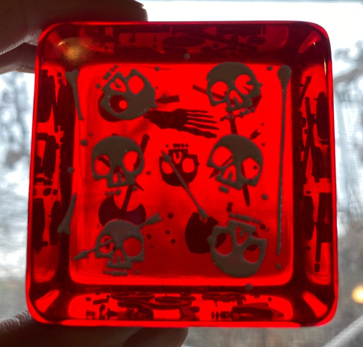 2" Red Gelatinous Cube Mini That Are Also Dice Dungeons & Dragons, Pathfinder Dungeon Master, Dm, Rpg