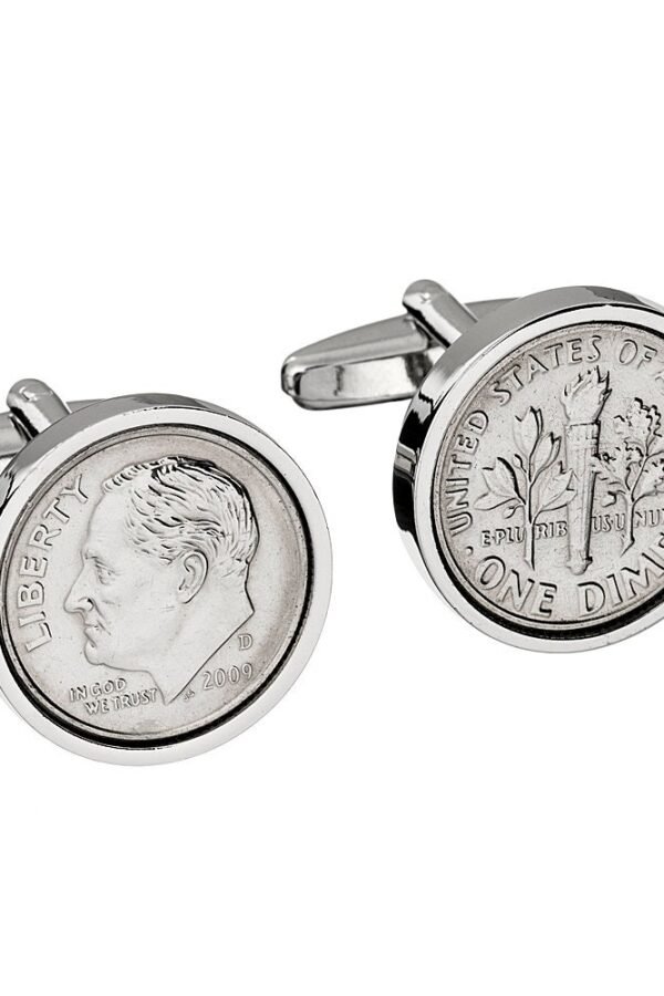 2009 Wedding Anniversary Gift Idea - Coin Cufflinks Genuine Coin From The Year You Were Married Tin Gift
