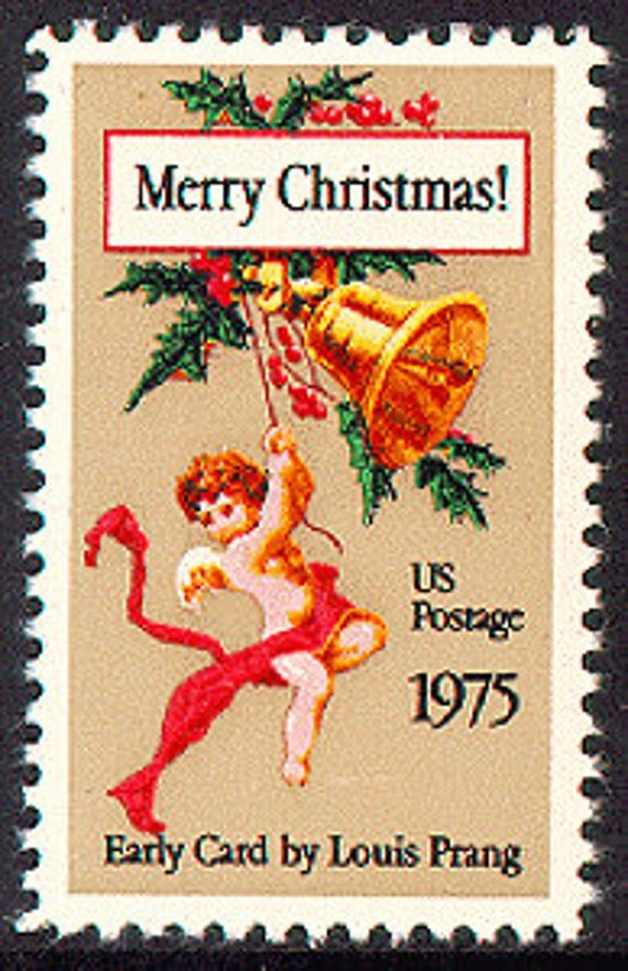 20X Christmas 1975 Xmas Card Louis Prang 10C Unused Vintage Postage Stamps Free Shipping Your #1 Source. The Best Prices On Stamps