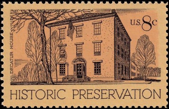 20x Decatur House Washington Dc Historic Mansion 1971 8C Unused Vintage Postage Stamp Free Shipping M#1 Source Best Prices On Stamps