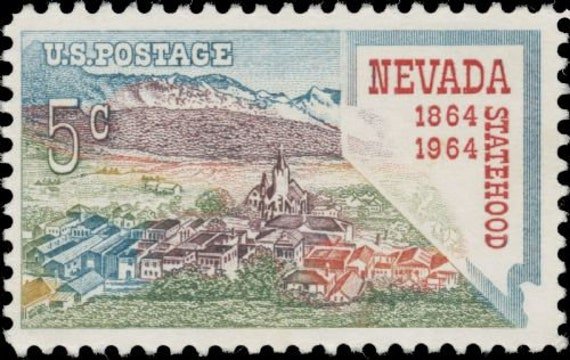 20x Nevada Las Vegas Reno 1964 5C Unused Vintage Postage Stamp Free Shipping #1 Source With The Best Prices On Postage Stamp