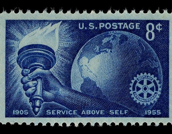 20x Rotary International Service Above Self 1955 8C Blue Unused Postage Stamps Free Shipping #1 Source Best Prices On Vintage Postage Stamps