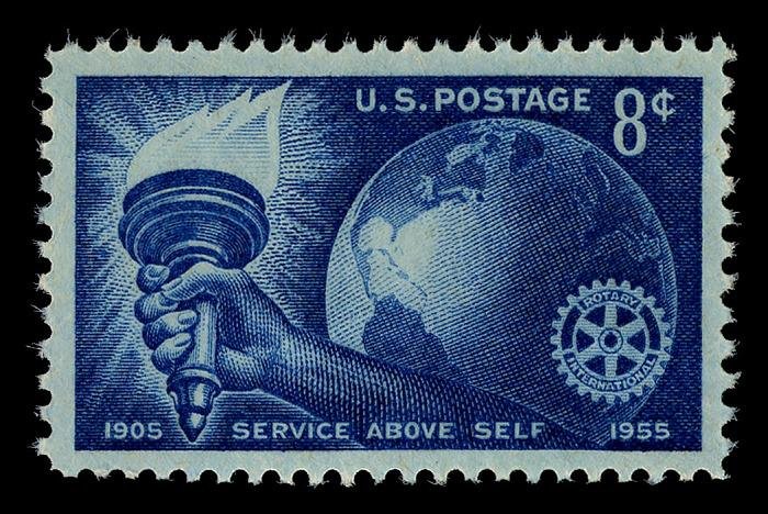 20x Rotary International Service Above Self 1955 8C Blue Unused Postage Stamps Free Shipping #1 Source Best Prices On Vintage Postage Stamps