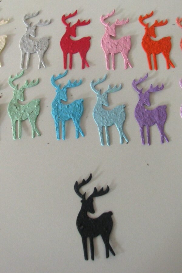 24 Seed Paper Reindeer