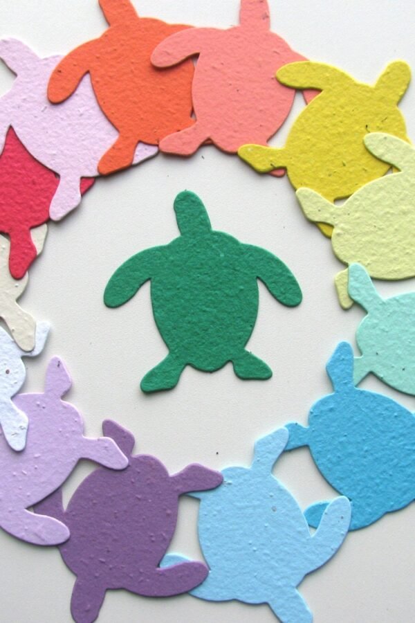 24 Seed Paper Sea Turtles