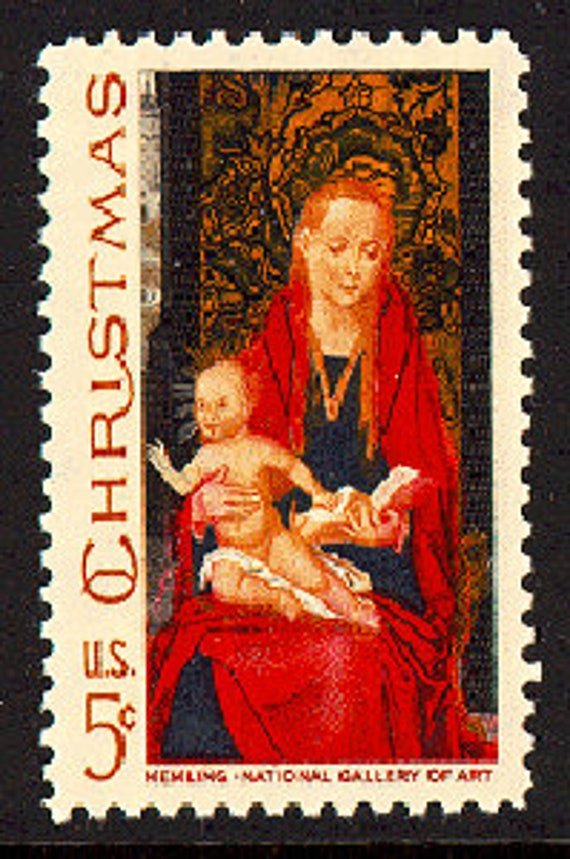 25x Christmas 1967 Madonna & Child Memling Painting 5C Unused Postaage Stamp Free Shipping #1 Source. Best Prices On Vintage Stamps