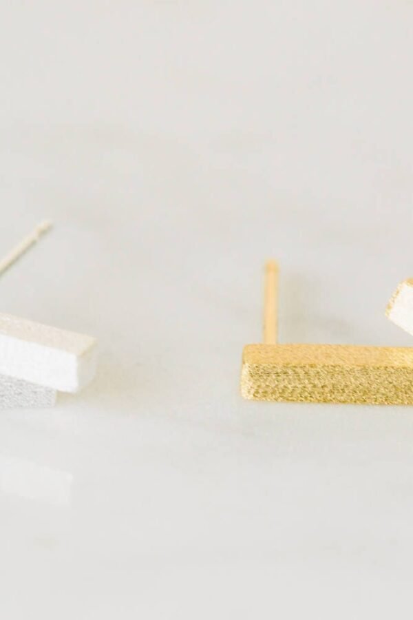 2Pcs Nickel Free Cute Blank Half Bar Stick Earrings, Stick Jewelry, Stick Earrings, Cartilage Earrings, Tragus Earrings, Earring Findings-He