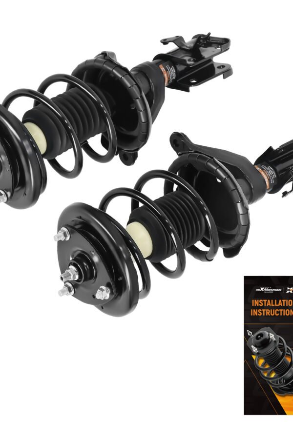 2x Front Struts w/Coil Spring Assembly Compatible For Honda Civic 2001-2005 Acura EL 01-03