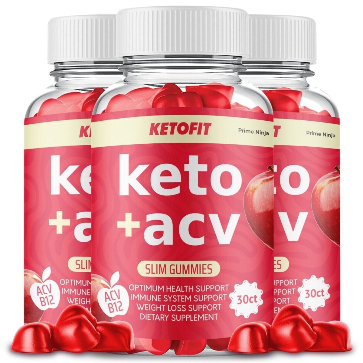 3 Pack KetoFit Keto ACV Gummies Keto Fit Max Strength ACV Gummies