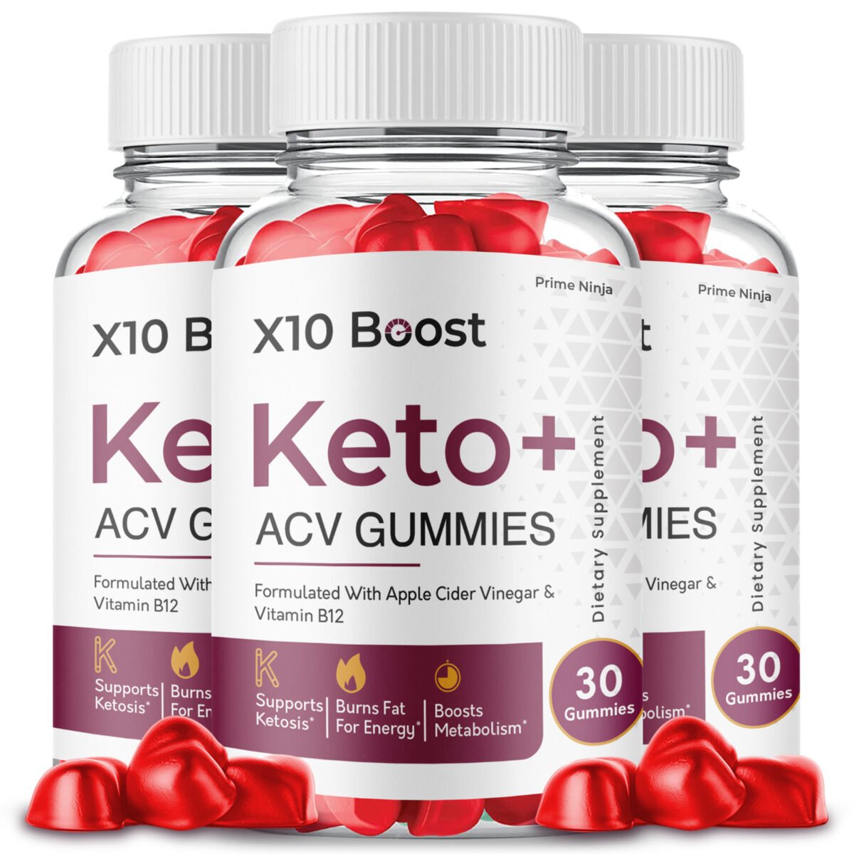 3 Pack X10 Boost Keto ACV Gummies Maximum Strength Official