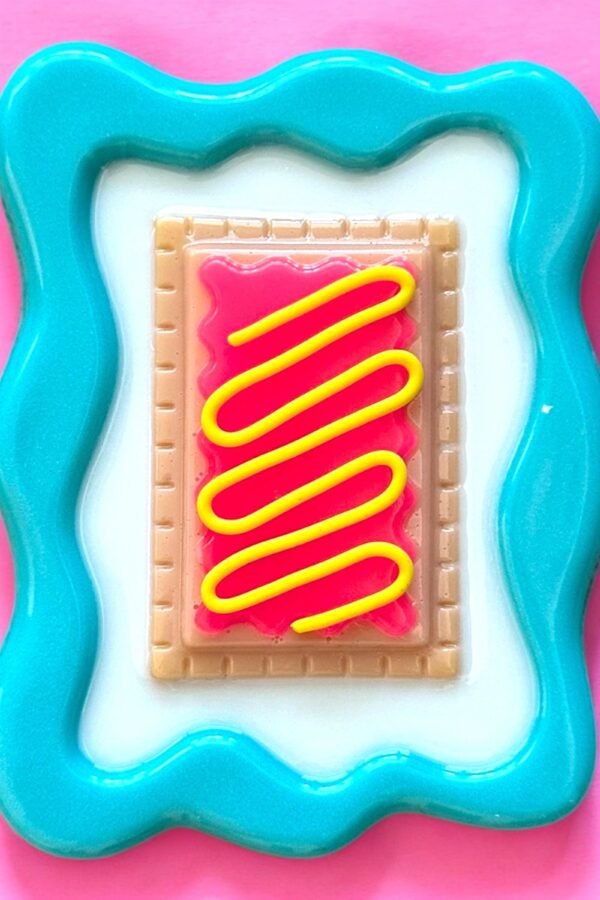3D Resin Pop Tart Wall Art Kitsch Food Sculpture