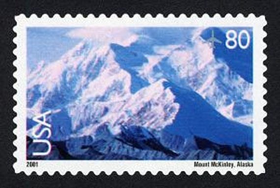 3x Alaska Mt Mckinley National Park Denali 2001 80C Unused Postage Stamp. Free Shipping #1 Source With The Best Prices On Vintage Stamps