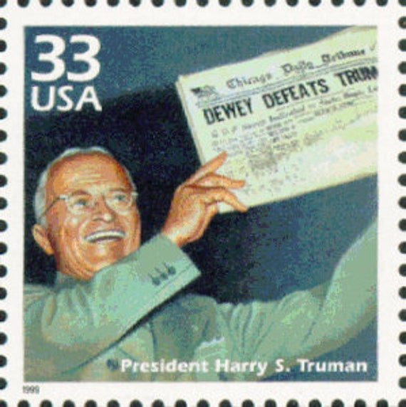 4x Harry Truman Us President Celebrate The Century 1940's 33C Unused Vintage Postage Stamp Free Shipping #1 Source The Best Prices