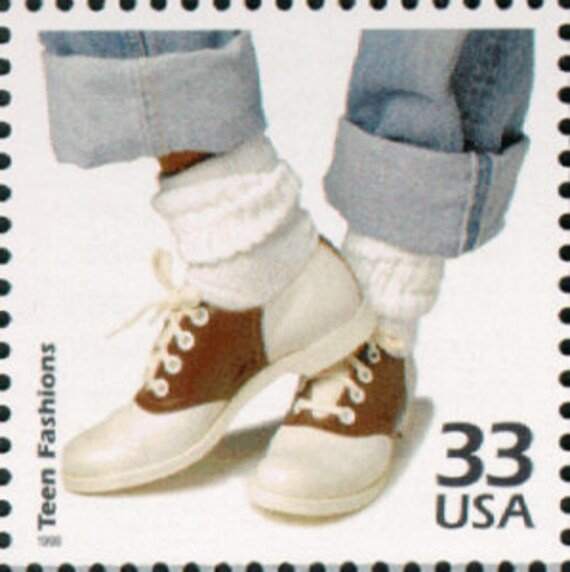 4x Teen Fashion 1950's Celebrate The Century 33C Unused Vintage Postage Stamps. Free Shipping #1 Source Best Prices On Stamps