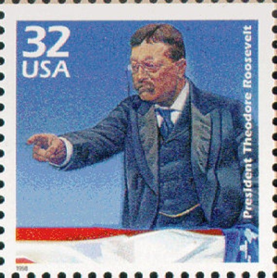 4x Theodore Roosevelt Celebrate The Century 1998 32C Unused Vintage Postage Stamp.free Shipping #1 Source The Best Prices On Stamps