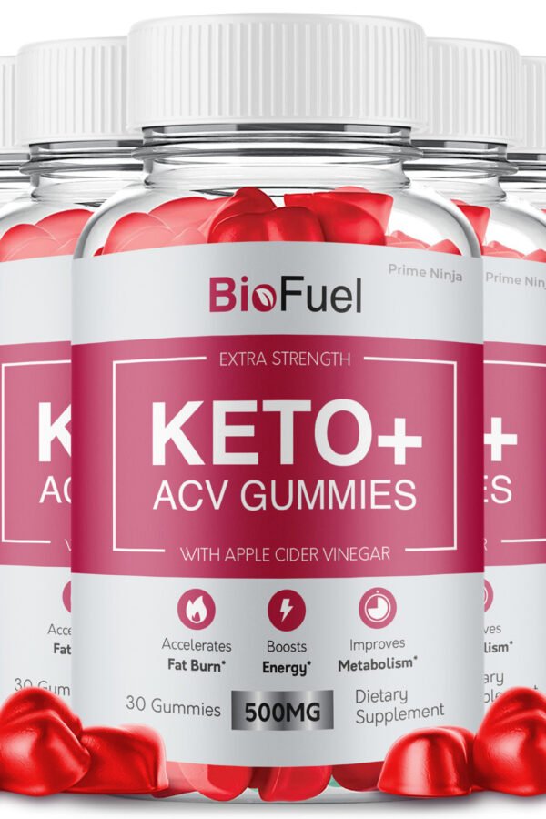 5 Pack BioFuel Keto ACV Gummies Bio Fuel Maximum Strength Official