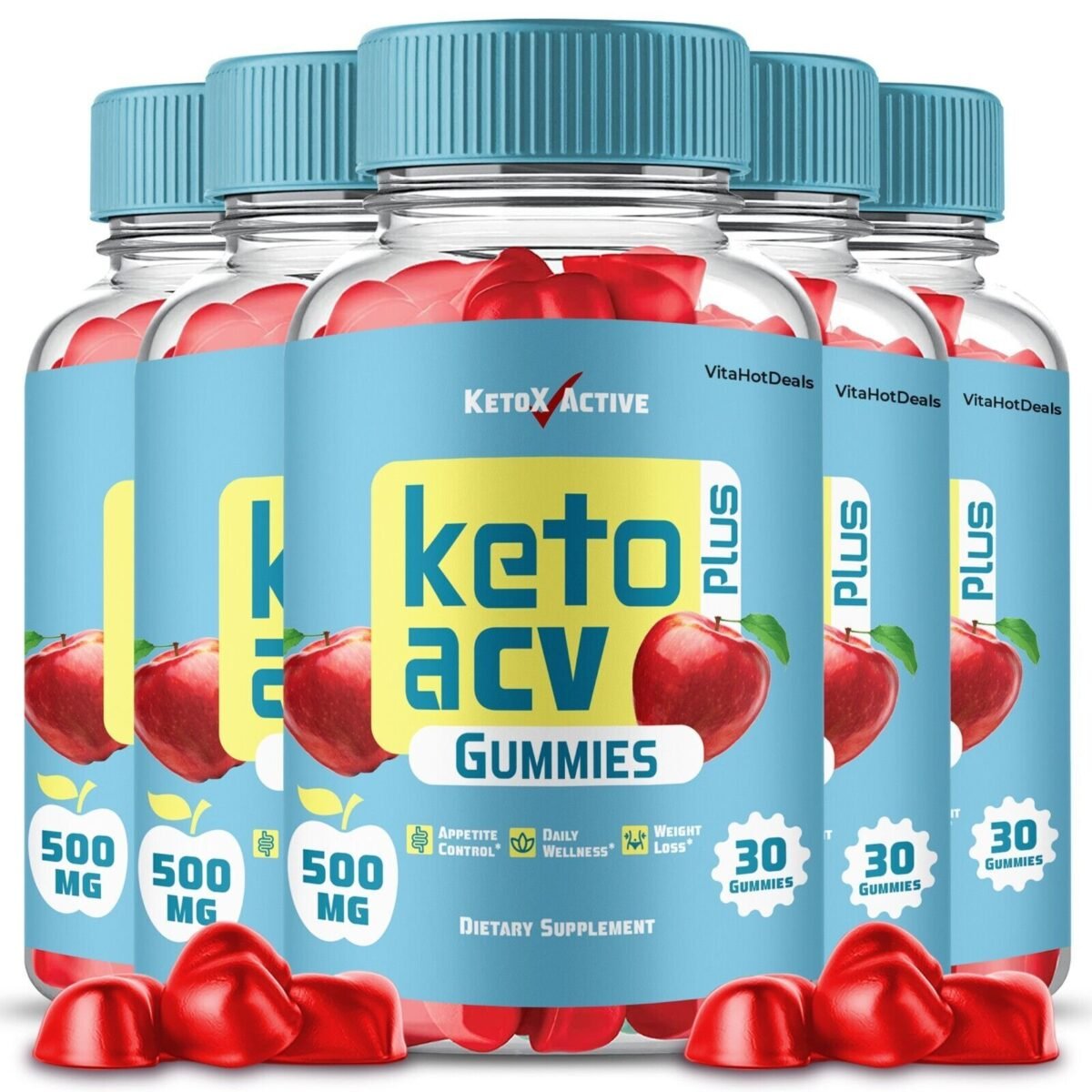 5 Pack Keto X Active ACV Gummies Official Max Strength ACV Gummies