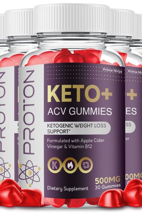 5 Pack Proton Keto ACV Gummies Maximum Strength Official
