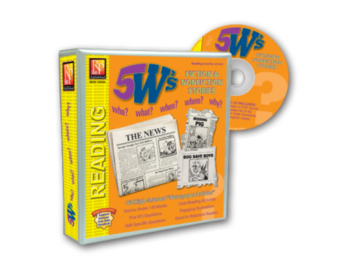 5 W's Fiction and Non-Fiction Binder