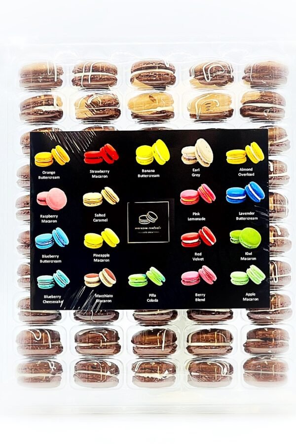 50 Pack Chocolate Overload French Macaron Value
