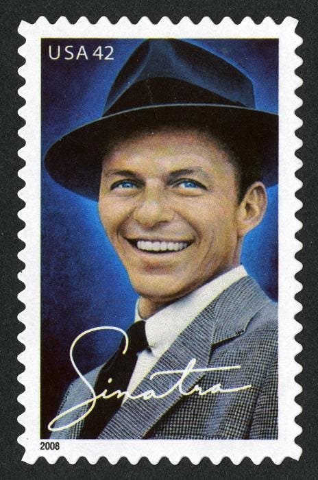 5x Frank Sinatra Singer Hollywood Movie Actor Ol' Blue Eyes 42C Unused Postage Stamp Free Shipping #1 Source Best Prices On Vintage Stamps