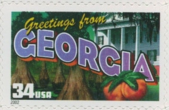 5x Georgia Greetings Atlanta 2002 34C Unused Postage Stamp. From America Free Shipping #1 Source. Best Prices On Vintage Stamps