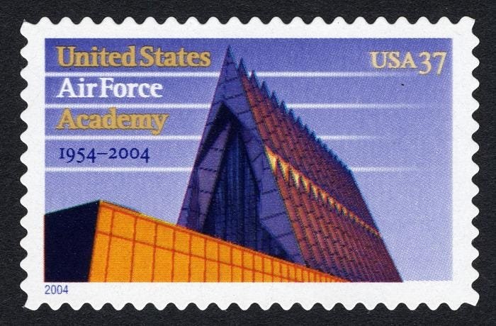 6x Air Force Academy Colorado Springs Chapel 2004 37C Unused Vintage Postage Stamp. Free Shipping #1 Source Best Prices On Stamps