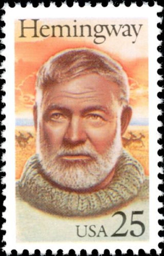 7x Ernest Hemingway Author Key West Florida 1989 25C Unused Postage Stamps Free Shipping #1 Source Best Prices On Vintage Stamps
