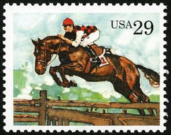 7x Steeplechase Horses 1993 29C Unused Vintage Postage Stamp Free Shipping Your #1 Source With The Best Prices On Stamps
