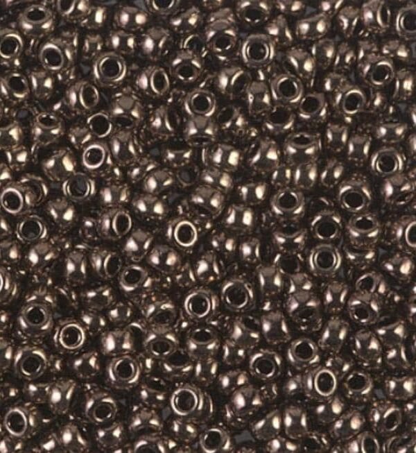 8-461 Metallic Chocolate, Miyuki Seed Bead, 8/0