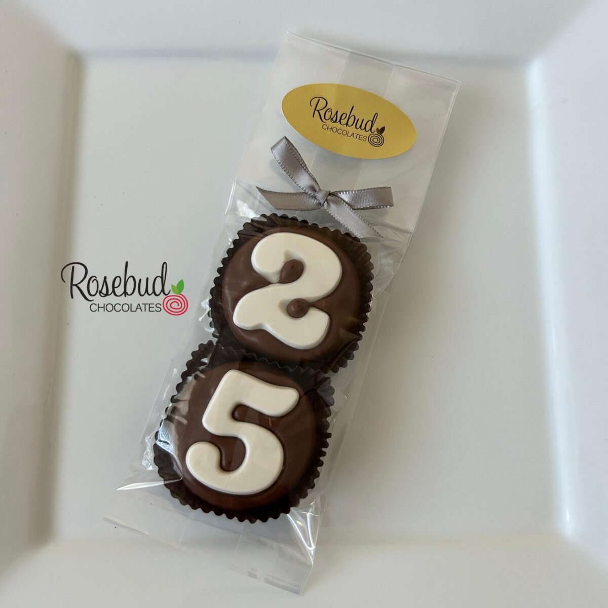 8 Sets Of #25 Chocolate Covered Oreo Cookie Candy Party Favors 25Th Birthday Anniversary