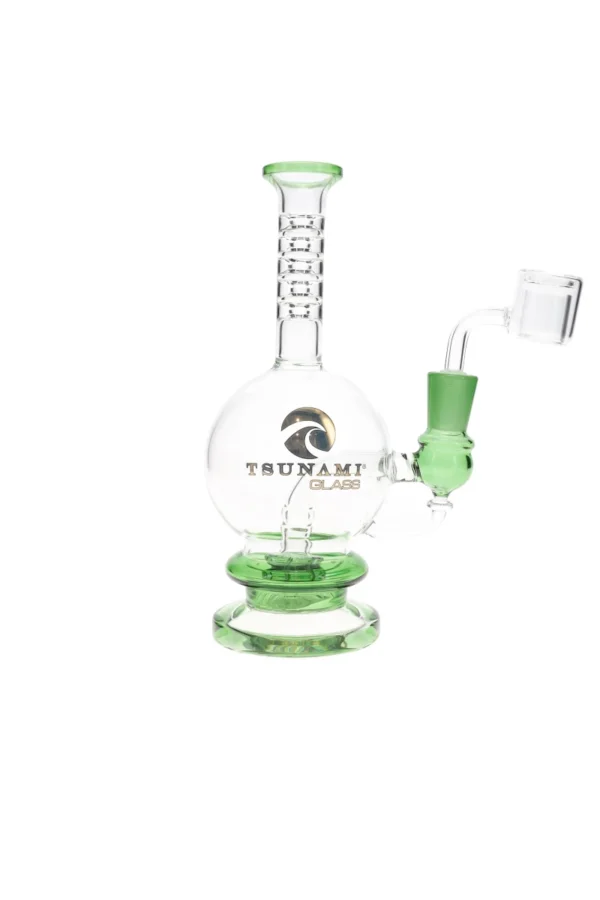 8" Tsunami Concentrate Rig Showerhead Water Pipe