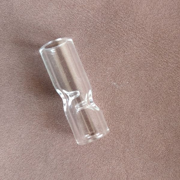 8mm 9mm 10mm 12mm Clear Glass Filter Tips Smoking Pipes High Approx 30mm For Dry Herb Tobacco Water Pipe Accessories