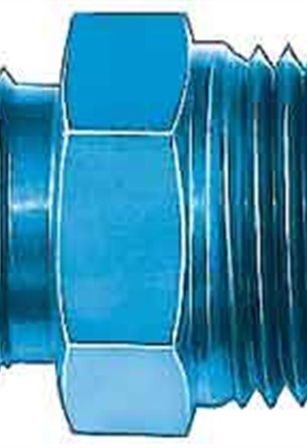 AEROQUIP FCM2001 Blue Anodized Aluminum -04AN Flare to 1/8 INCH NPT Pipe Fitting