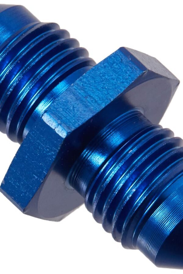 AEROQUIP FCM2051 Blue Anodized Aluminum -04AN Flare Union Pipe Adapter